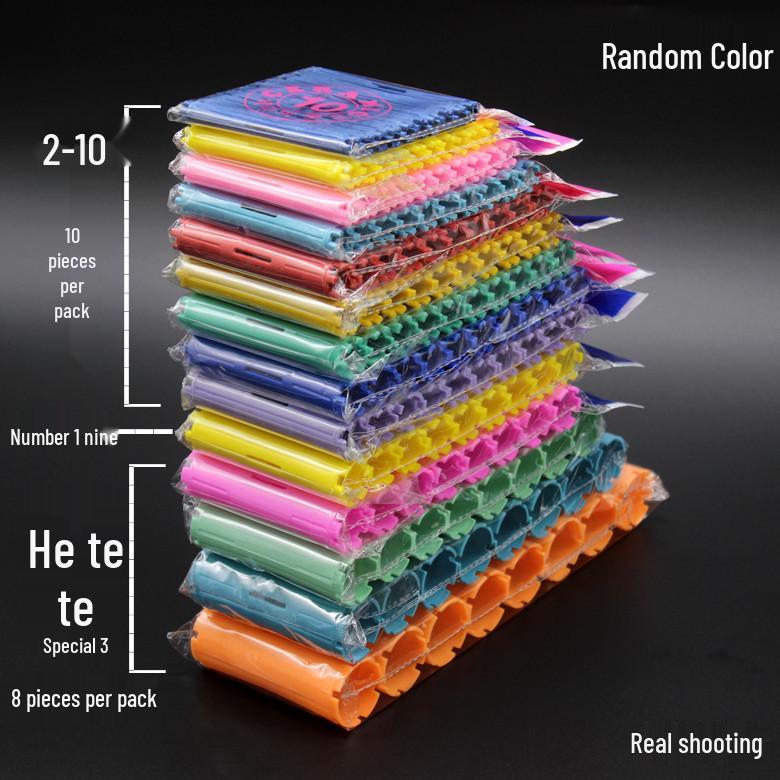 Thickened Curling Practice Rods: Pear Flower Hollow Cold Wave Rods for Textured Hairdressing