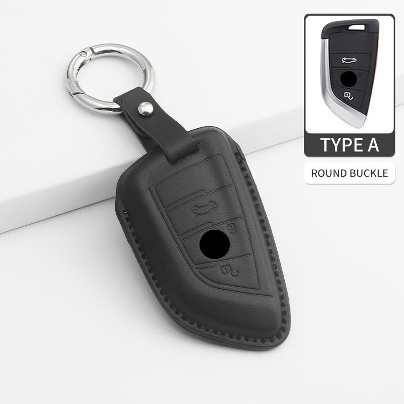 Tu Leren Auto Sleutelhoesje Cover Voor Bmw X1 X3 X4 X5 X6 X7 F10 F20 F30 G20 G30 G01 F15 F16 G02 G05 Auto Sleutel Beschermhoes Decoratie