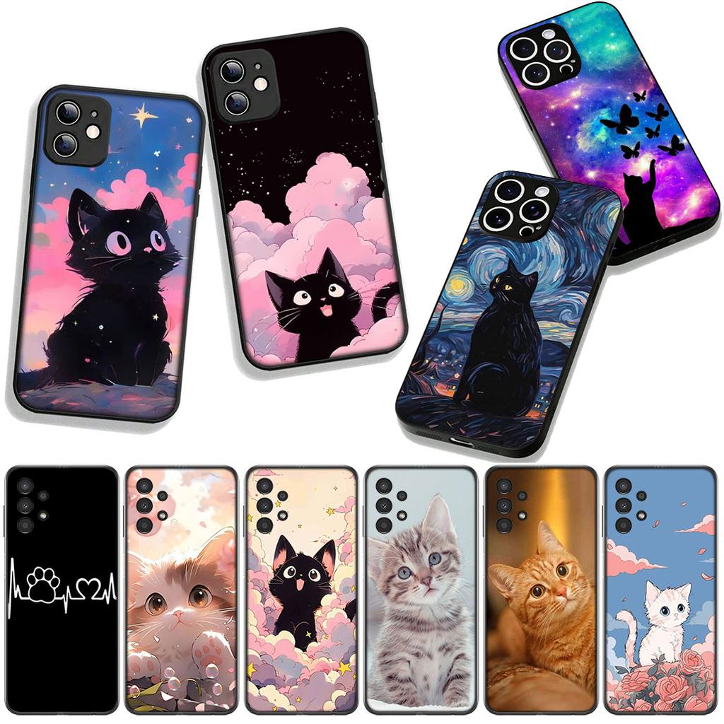 For Motorola Moto Edge 70 60 Fusion 40 NEO 20 Pro G Stylus G56 G96 G71 G73 G52 G41 G42 G50 G51 Case Kitten Cat Meow Wallpaper