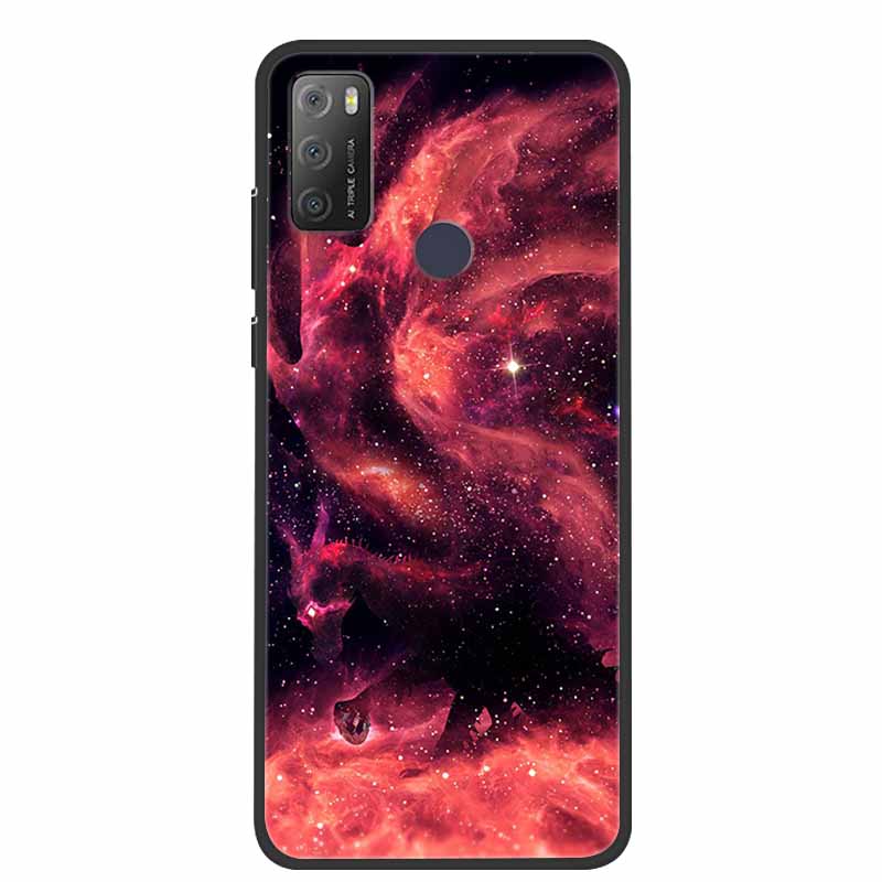 Pro Alcatel 1S 2021 Case Luxusní silikonový TPU měkký kryt na telefon pro Alcatel 1S 2020 Nárazuvzdorný roztomilý TPU nárazník Fundas Coque