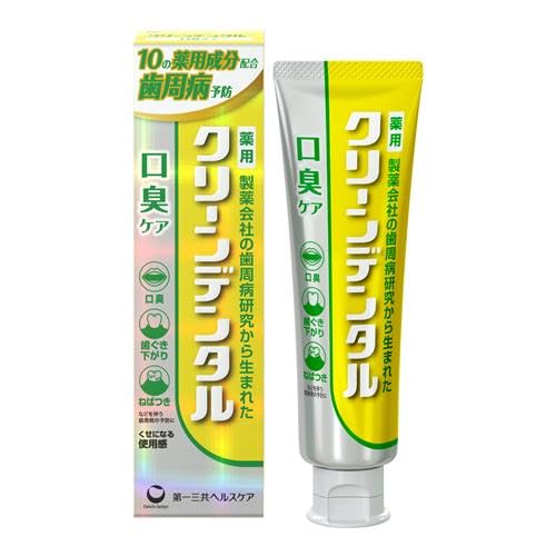 

Clean Dental Bad Breath Care Medicated Toothpaste, 100g x 3 pack