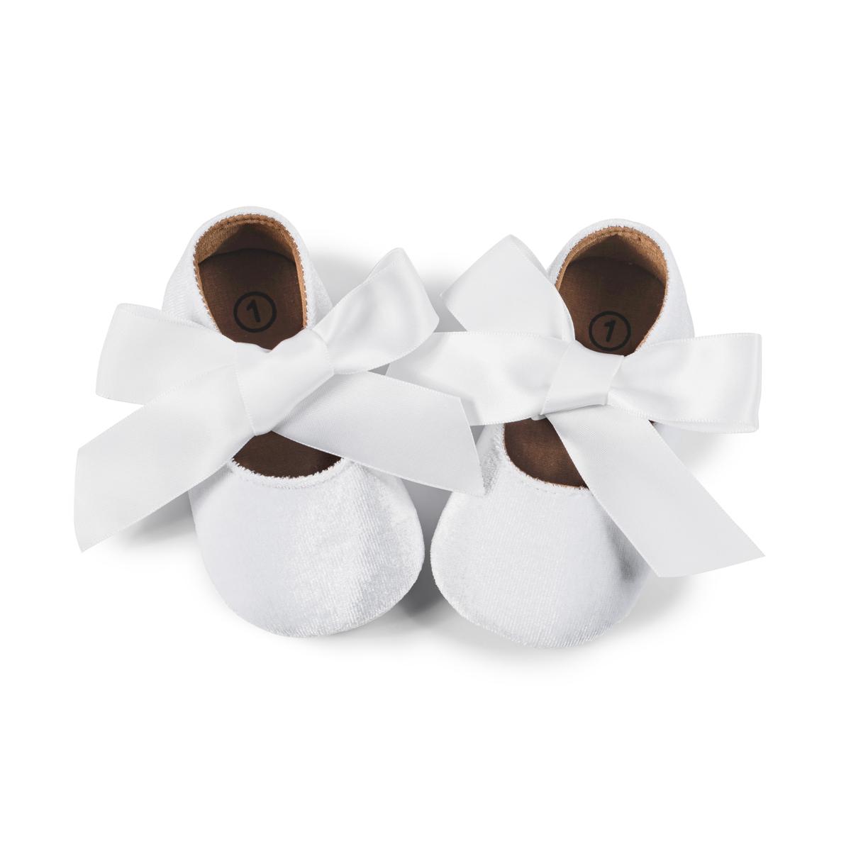

Infant Girl Princess Cute Bow Fringe Shoes Toddler Soft Rubber Sole Anti-Slip Footwear Crib First Walk Shoes 0-18 Months 0-6 Months білий