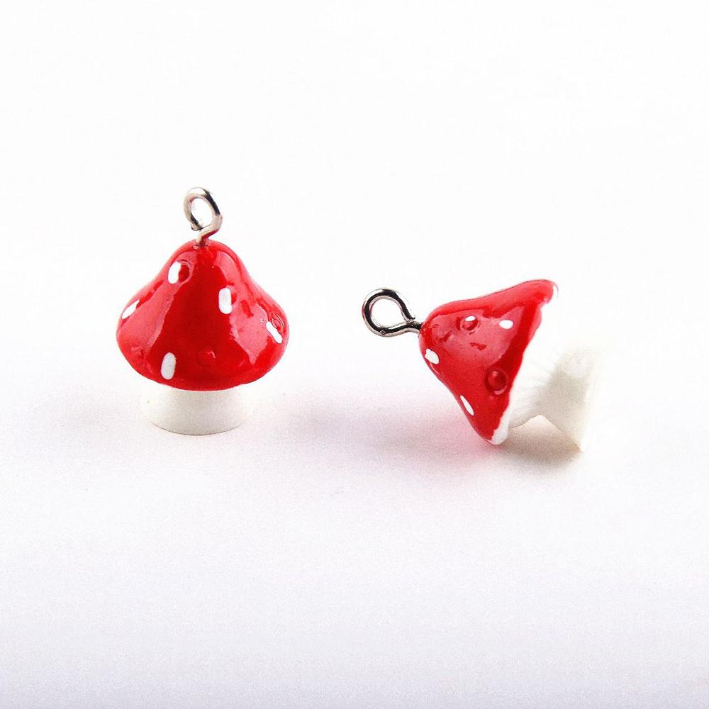 Vegetable Necklace Resin DIY Jewelry Accessories DIY Earring Mushroom Pendant Jewelry Making