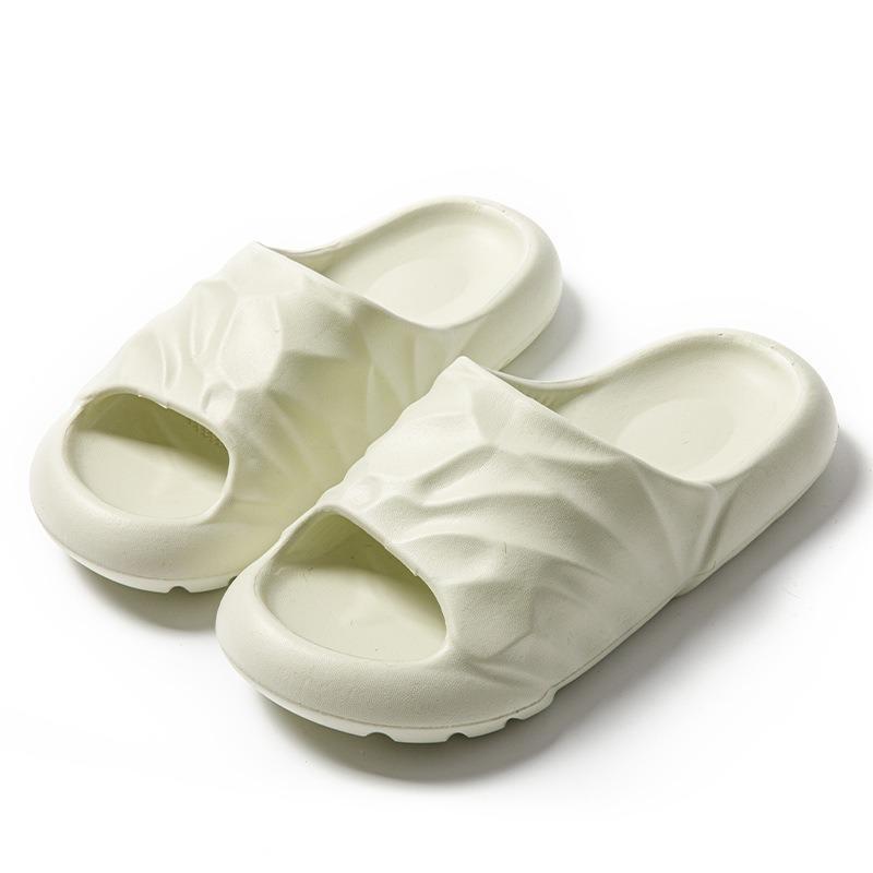 Summer new men's and women's cool slippers home thickened non-slip and wear-resistant outer wear soft bottom deodorant sandals