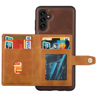 Husă pentru Samsung Galaxy A35 5G din piele PU+TPU cu suport și sloturi pentru carduri