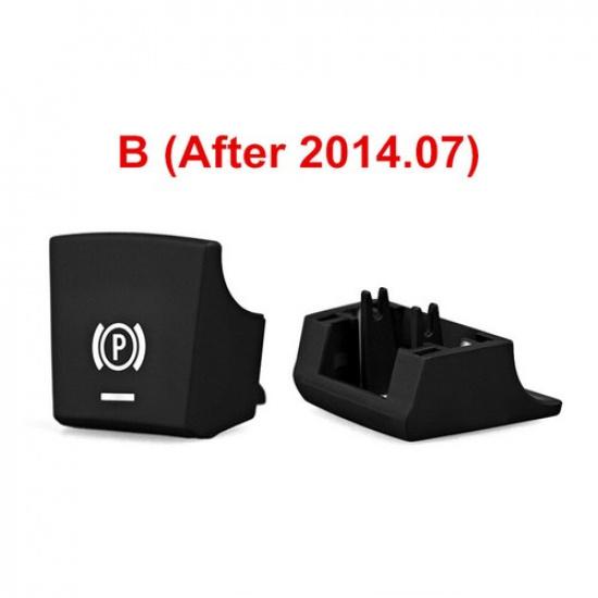 1x ABS Car Handbrake P Button Auto H Switch Trim For BMW 5 6 7 F10 F12 F01