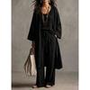 IHUASU Women's Fashion Casual Long Sleeve  Spring Autumn Pants Suits Elegant