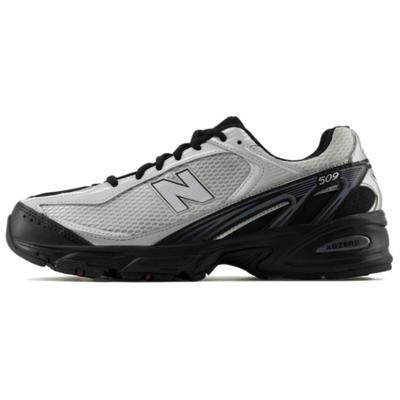 NB 509 Versatile Height Increasing Low Top Chunky Sneakers Unisex Gray Black U509BG