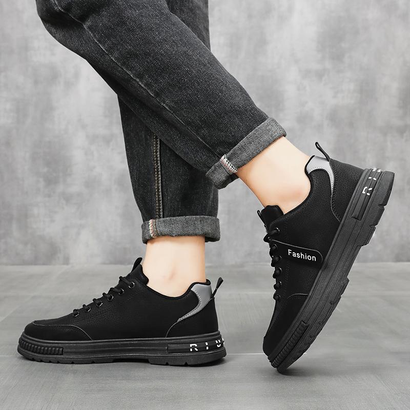 Herren Freizeitschuhe vier Jahreszeiten neu weiche Sohle rutschfest Outdoor Arbeitsschuhe flache Schuhe Mode Komfort Jugend Joker Laufschuhe