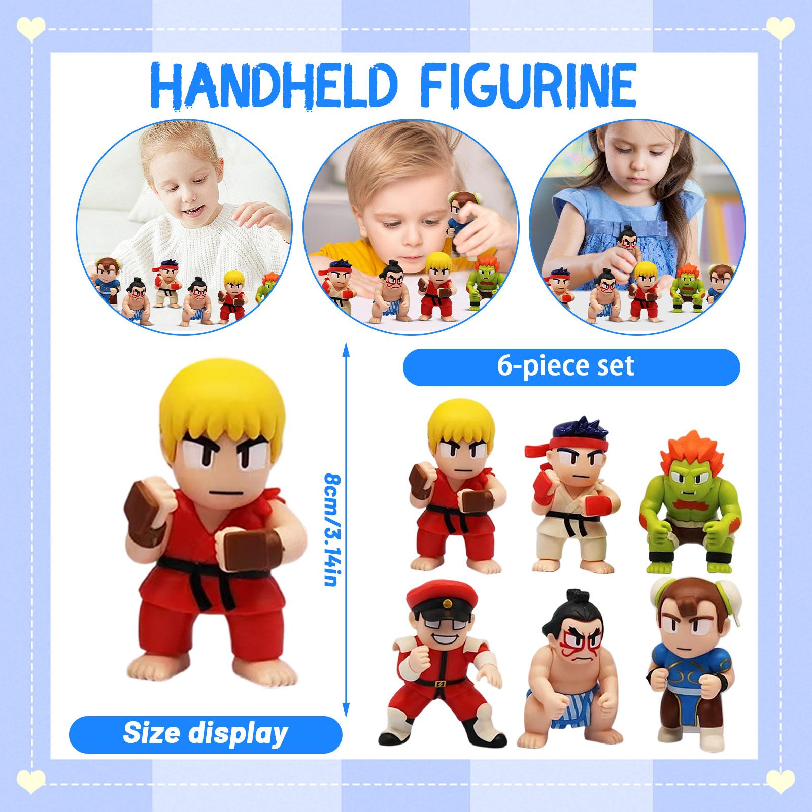 

6-piece Game Figurine Set, Cute PVC Figurines, Fan Gift, Children s Gift, Home Decoration. One Size