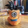 In Stock Wukong Vegeta Gnawing On Hamburgers Figure Fun Sitting Posture Wacky Anime Model Collection Desktop Ornament Toy Gift