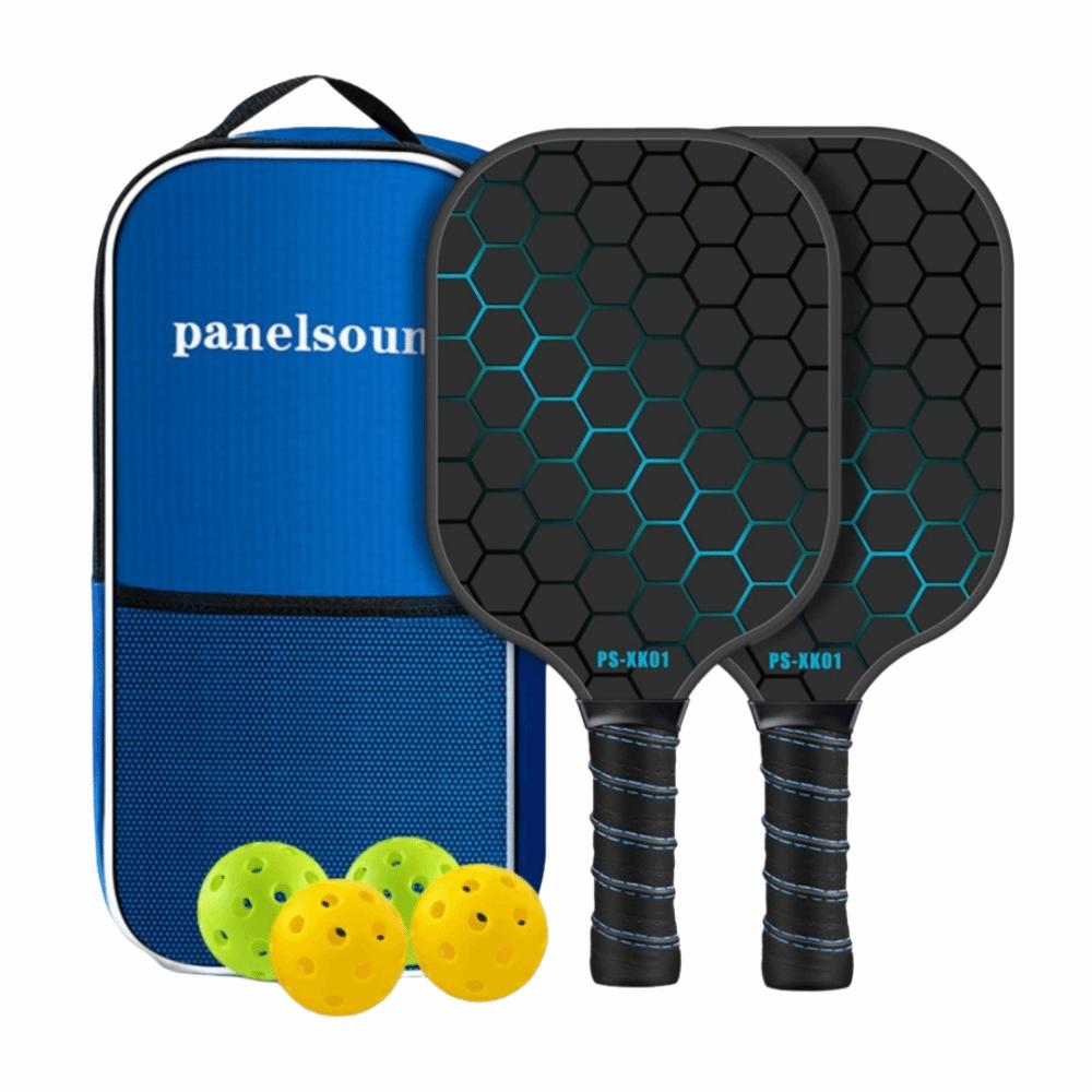 Lightweight Pickle Ball Rackets Honeycomb Core Pickleball Paddle Set  Outdoor Sports