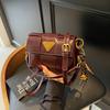 High-end Messenger Bag Women's New Fashion Versatile Small Square Bag Niche Spring and Summer Commuter Woven Bag