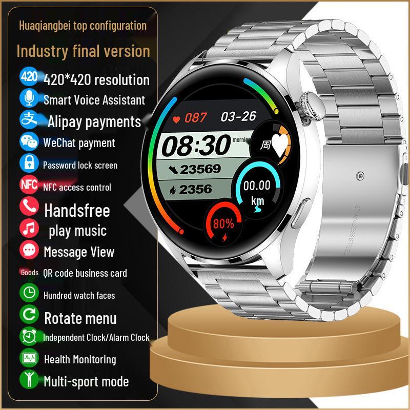 Watch4 Smartwatch: Call-Ready, New Vi/Vo Compatible, Bluetooth Multi-Function