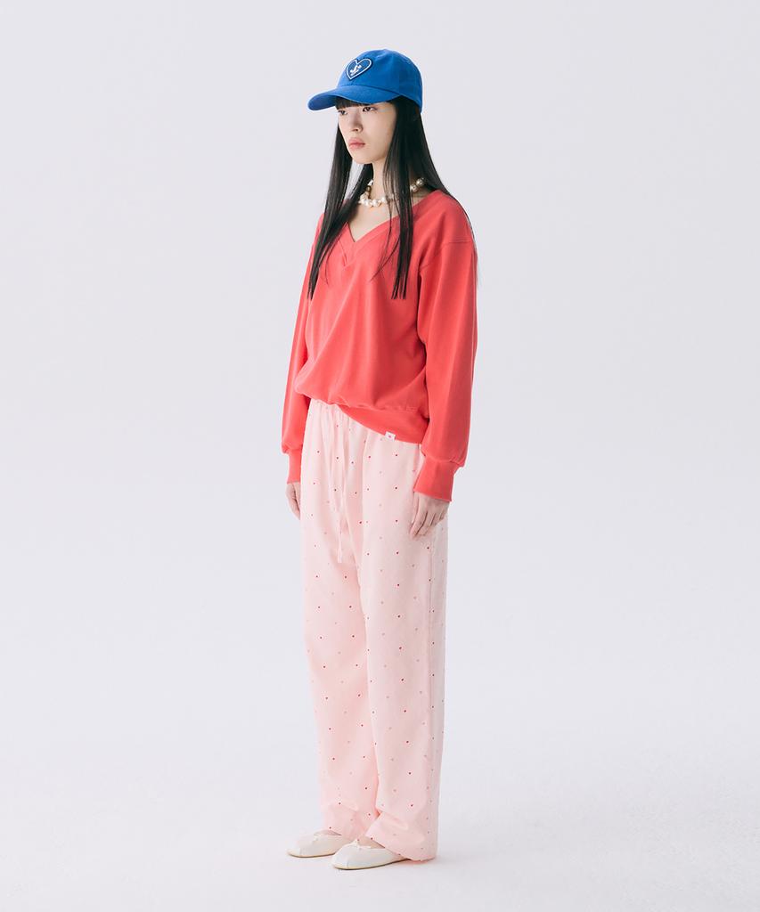 JUNEJUNE SPACE Vol12.Heart Long Pants_Light Pink(Vol12.Heart Long Pants_Light Pink)
