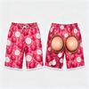Fun and Quirky Fruit-themed Swim Trunks for Men 3D Print Fake Buttock Pattern Beach Party Board Shorts Novel Boyfriend Husband