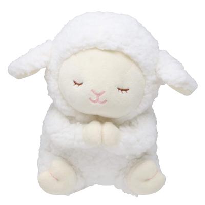 Shi-chan Prayer Sheep Plush Toy, Fluffy and Soft, White