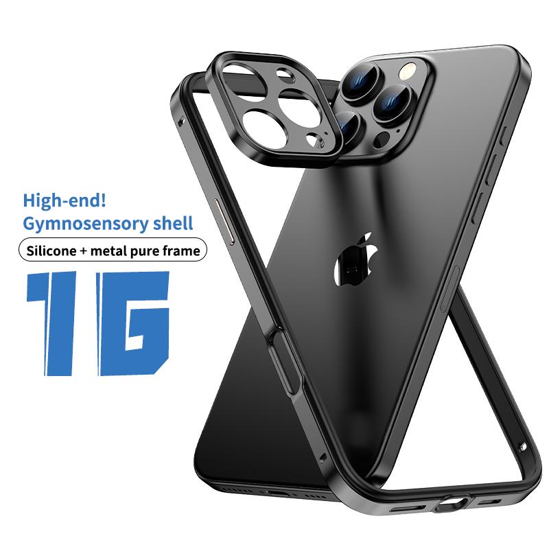Woestijn Titanium Camera Lens Beschermer Bumper Case Cover Voor iPhone 17 Air 16 Pro Max 15 Plus 14 13 Bescherming Telefoon Accessoires iPhone 16