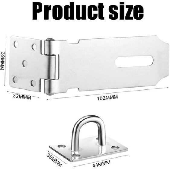 Door Latch Hasp Lock Hasp Door Latches Gate Latches Lock Latch Heavy Duty Pad