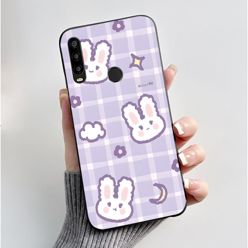 For TCL L10 Pro Case Luxury Cute Love Heart Rabbit Funny Black TPU Soft Silicone Phone Case For TCLL10 Pro Protective Back Cover