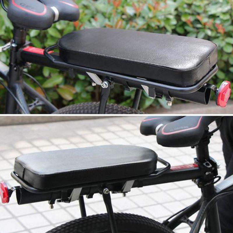 1/2PCS Bicycle Back Seat Cushion Mountain Bike Rear Shelf Thickened Saddle Cover Pad For Cycling Accessory Comfort Seat Plate