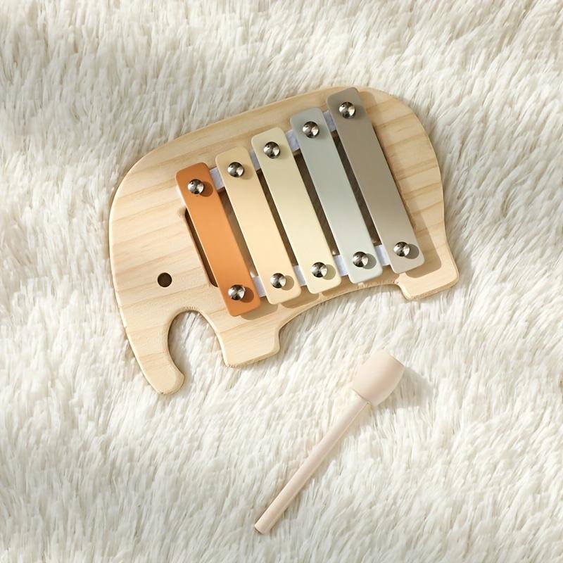 Baby Wooden Elephant Toy, Educational Elephant Toy Board, Multifunctional Hand and Brain Development Parent-Child Toy, Christmas Gift