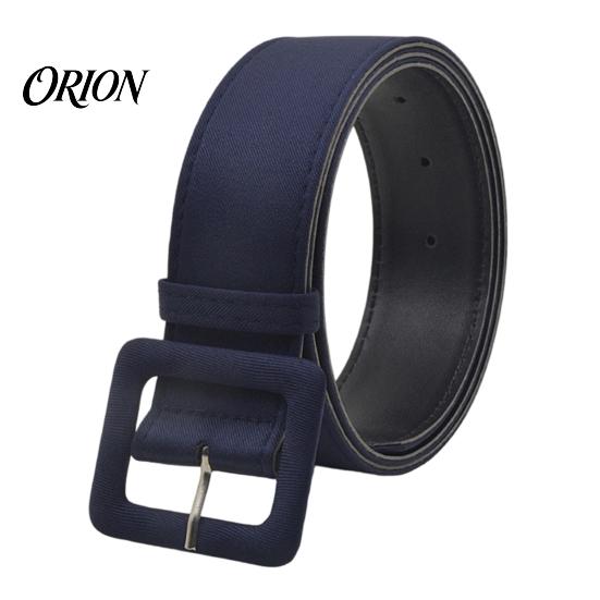 Waist Decor Fabric Covered Cincher with Square Buckle, Belt for Formal Coat Accessory Women, Adjustable Perforated Decorative Windbreakers Coats
