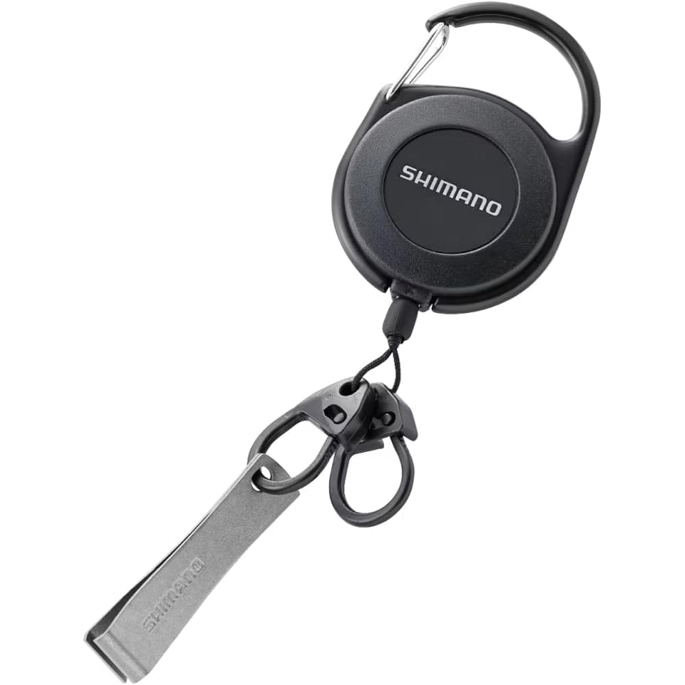 Shimano UH-203W Carabiner Reel with Line Cutter Black
