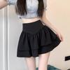 Women's Spring High Waist Fluffy A-Line Pleated Skirt