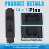 DF82-66-350A For Mazda 2 2008-2012 ABS Black Electric Power Window Switch D652-66-350A DF8266350A D65266350A
