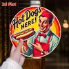 Vintage Metal Tin Sign Retro Wall Art Decor for Kitchen Restaurant Cafe Bar