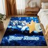 1PC Custom Name Winter Tiger Trio Theme Floor Mat Ideal for Living Room, Game Rooms, Office, Bedroom,Floor Mat Playful Design