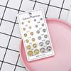 12 Pairs Crystal Rhinestone Flower Stud Earrings Set for Women Jan to Dec Birthstone Piercing Jewelry Accessories