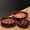 Handmade Retro Round Bamboo Basket: Multi-Purpose Storage, Winnowing Sieve, and Fruit Plate