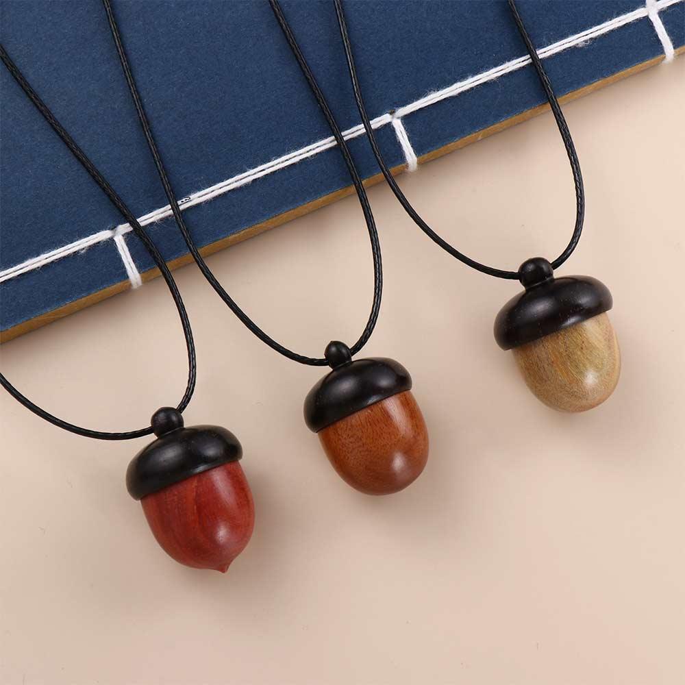 Rope Chain Chinese Style Jewelry Gawu Box Long Necklace Female Necklace Ebony Necklace Braided Rope