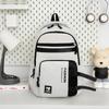 Schoolbag New Ins Trendy Fashion Lightweight Versatile Durable Large-capacity Schoolbag Junior High School Student College Student Backpack