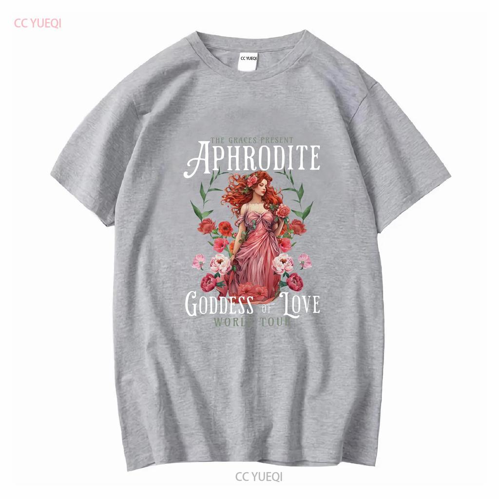 Aphrodite Griechische Göttin T-Shirt Vintage Band Mythologie Ballett Core Göttlich Weiblich Mermaidcore Athene Persephone Hades Götter
