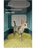 Fully Enclosed Oversized Drawer-Type Folding Cat Litter Box with Top-Entry