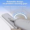 Practical Tiny Mop For Apartments And Dorms With ABS Handle And Fiber Fabric Quick Cleaning