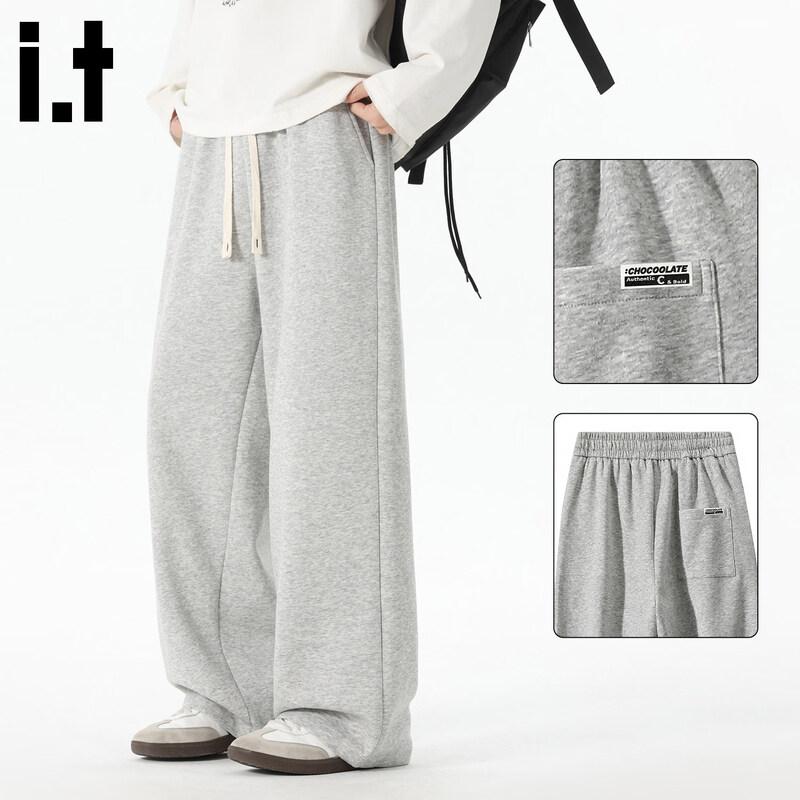:CHOCOOLATEit Men's Loose Fit Straight Leg Casual Sport Pants