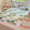 3pcs Print Bedding Set, Soft and Comfortable, Suitable for Bedroom, Guest Room One Fitted Sheet + Two Pillowcases, No Core
