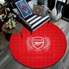 Arsenal Football Club2 Round Area Rug,Carpet Rug for Living Room Bedroom Sofa Playroom Decor,Non-slip Floor Mat