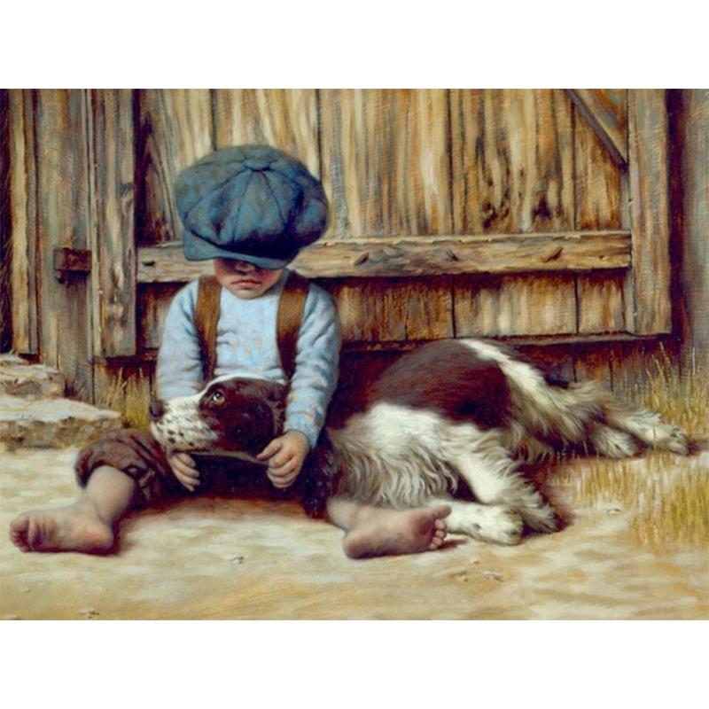 5D Diy Diamond Painting Landscape Garden Child Cross Stitch Kits Full Round Drill Embroidery Mosaic Art Picture Home Decor Gift