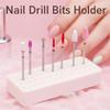 80Holes 12Holes Nail Tools Display Stand Nail Polishing Head Container Box  Nail Technician Tools