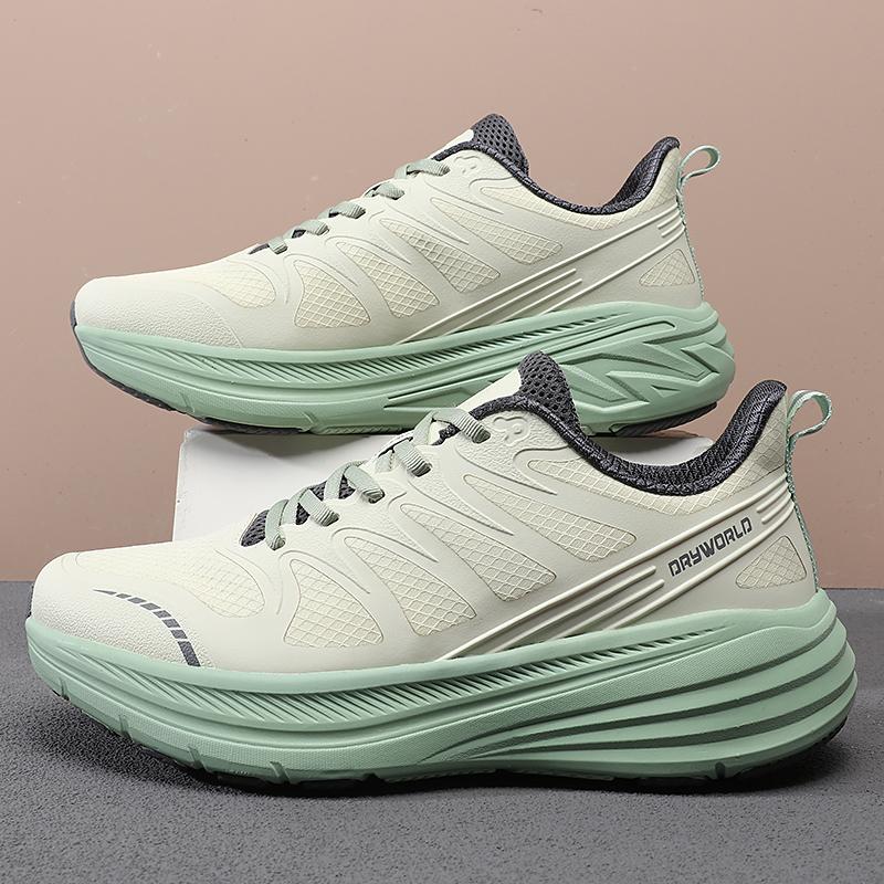 

Женские кроссовки на толстой подошве для бега для мужчин женщин повседневные спортивные кроссовки - кроссовки для джоггинга бесплатная доставка 45 зелёный