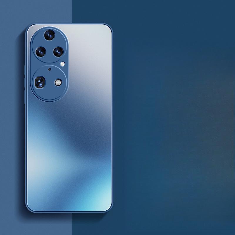 

Подходящий для Huawei Mate60Pro Чехол для мобильного телефона из жидкого матового стекла P50 Объектив Полностью закрывающий Силиконовый Мягкий край Защитный чехол Huawei Honor 50