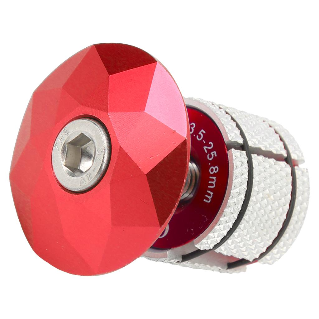 Bike Headset Expander Stem Top   Aluminum Alloy Compression Plug Star Nut Mountain Road Bike Expansion   Front Fork Steer