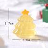 1Pc Cartoon Luminous Tree Noctilucent Glowing Miniature Statue Mini Micro Landscape Glow-in-the-dark Leaflet Christmas Tree