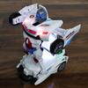 Automatic Deformation Robot Car Toy Car, Will Be A Robot Car, Automatic Universal Avoid Obstacles With Lights And Music