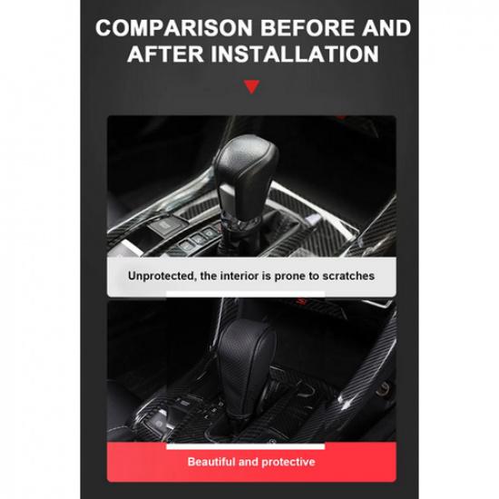 Car Gear Shift Cover Gear Shift Cover For Auto Shifter Interior Trim Accessories